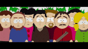 sad crowd GIF by South Park 