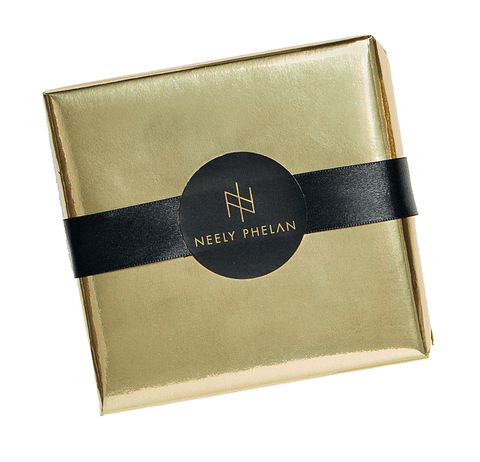 neelyphelanllc giphyupload gifts packaging black and gold GIF