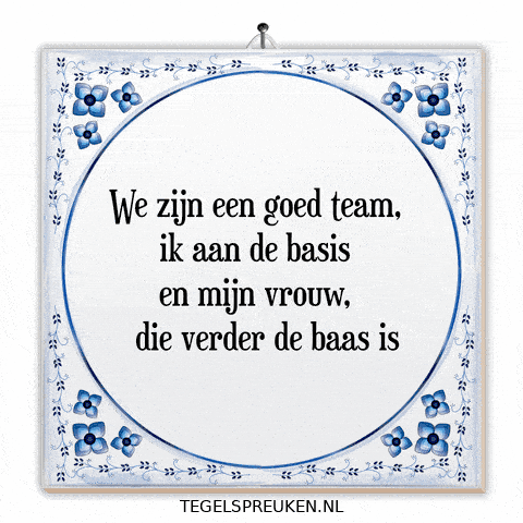 Humor Teamwork GIF by Tegelspreuken.nl