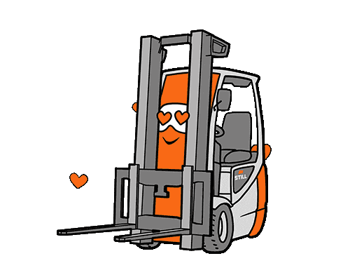 Heart Forklift Sticker by STILL GmbH