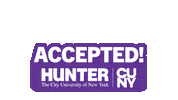 Hunter College Sticker by City University of New York