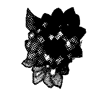 Pixel Flower Sticker