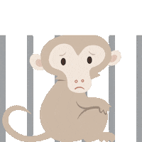 Sad Test Sticker by PETA