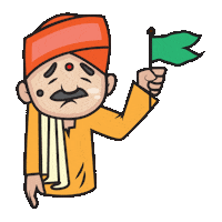 Man Showing Sticker by Creative Hatti