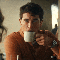 Awkward Coffee GIF by NETFLIX