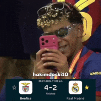 Benfica Barcelona Vs Real Madrid GIF