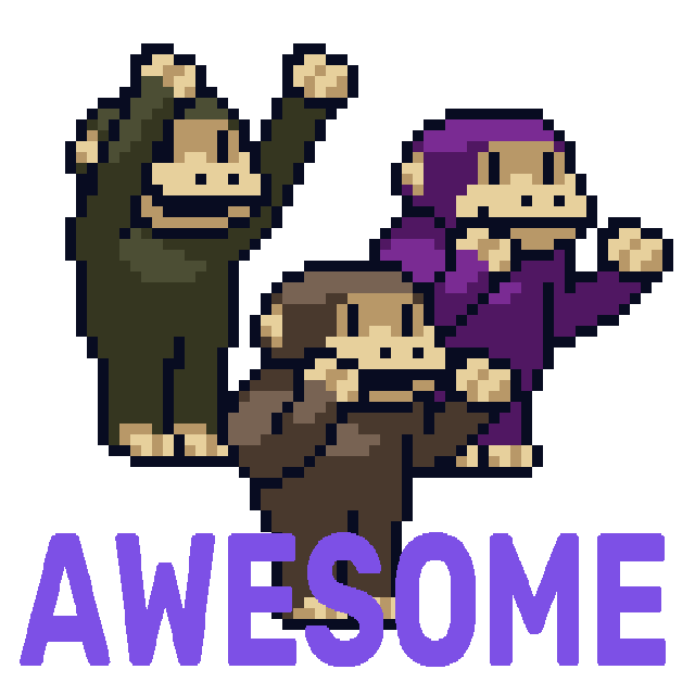Happy Pixel Sticker by Smolverse
