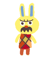 Rabbit Gaston Sticker