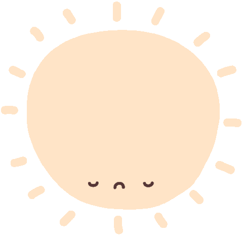 summer face Sticker