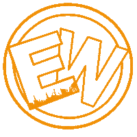 ErstiWoche logo orange ew woche Sticker