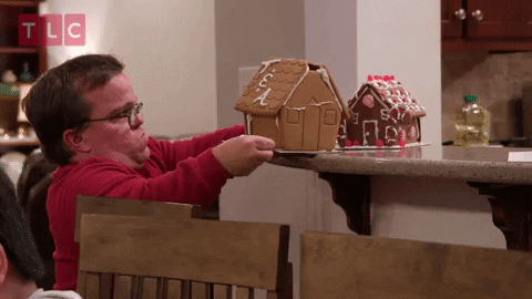Baking Gingerbread House GIF by TLC Europe
