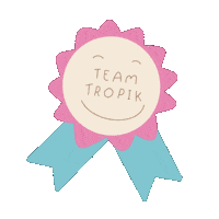 Badge Teamtropik Sticker by Studio Tropik