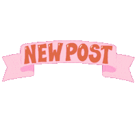 New Post Banner Sticker