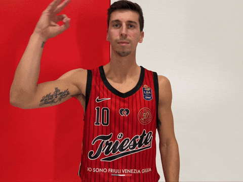 Basket Biancorossi GIF by Pallacanestro Trieste