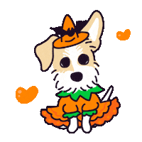 Dog Halloween Sticker