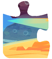 Croky Pirate Puzzle Sticker by Croky