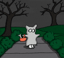 Trick Or Treat Halloween GIF by Chippy the Dog