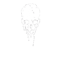 Back4Blood horror action video game skull Sticker
