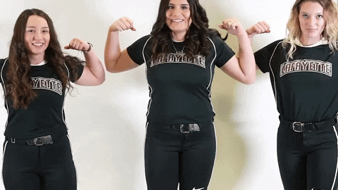Softball Roll Pards GIF by Lafayette Leopards