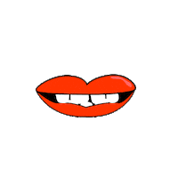 lips mouth Sticker by Carolyn Figel