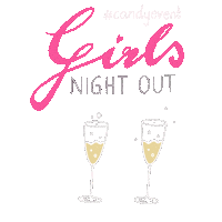 Night Out Drinking Sticker by Candy-Event