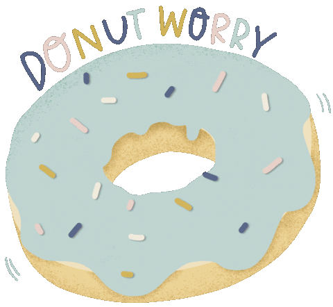 No Worries Cake Sticker