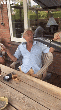 Leaf Blower Sends Dentures Flying