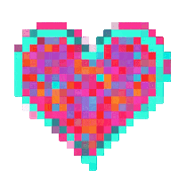 Heart Love Sticker by The3Flamingos
