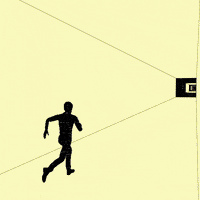 PERFECTL00P loop space stars run GIF