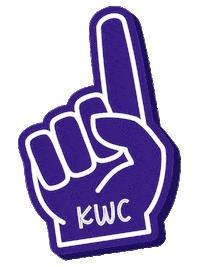 Foam Finger Kwc Sticker by Kentucky Wesleyan College