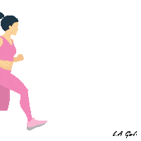 Pink Runner Sticker by L.A. Girl