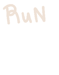 Run Running Sticker