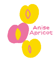 Apricot Sticker by Classysoda