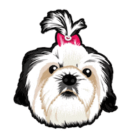Shih Tzu Cute Dog Sticker by Neat Pets Mementos