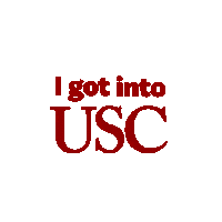 Fight On University Of Southern California Sticker by USC