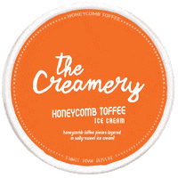 thecreameryeg ice cream honeycomb toffee the creamery Sticker