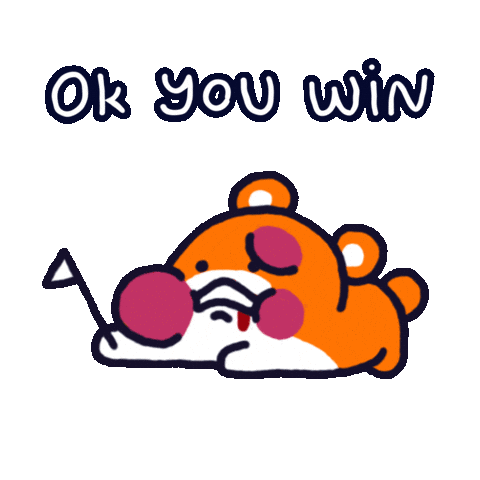 Give Up Sticker
