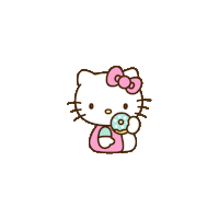 Donut Sticker by Hello Kitty