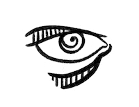sun eye Sticker