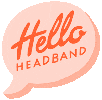 Word Bubble Headbands Sticker by Hello Headband