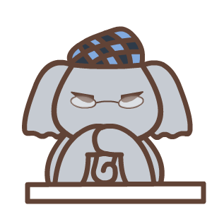 Emoji Elephant Sticker