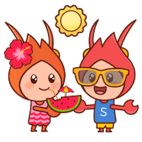 Lobster Sticker by Shopee