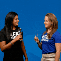 Champagne Iris GIF by AFAS Software
