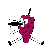 Happy Natural Wine Sticker by wardcoertjens