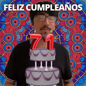 ¡Feliz 71.º cumpleaños!