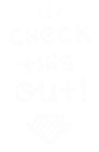 Check This Out White Lines Sticker