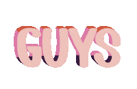 Guys Sticker