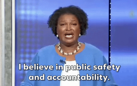 Policing Stacey Abrams GIF by GIPHY News
