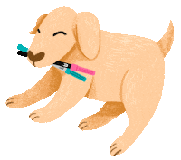 Dog Love Sticker by Tombow