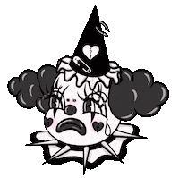 Sad Cry Sticker by Creepy Gals